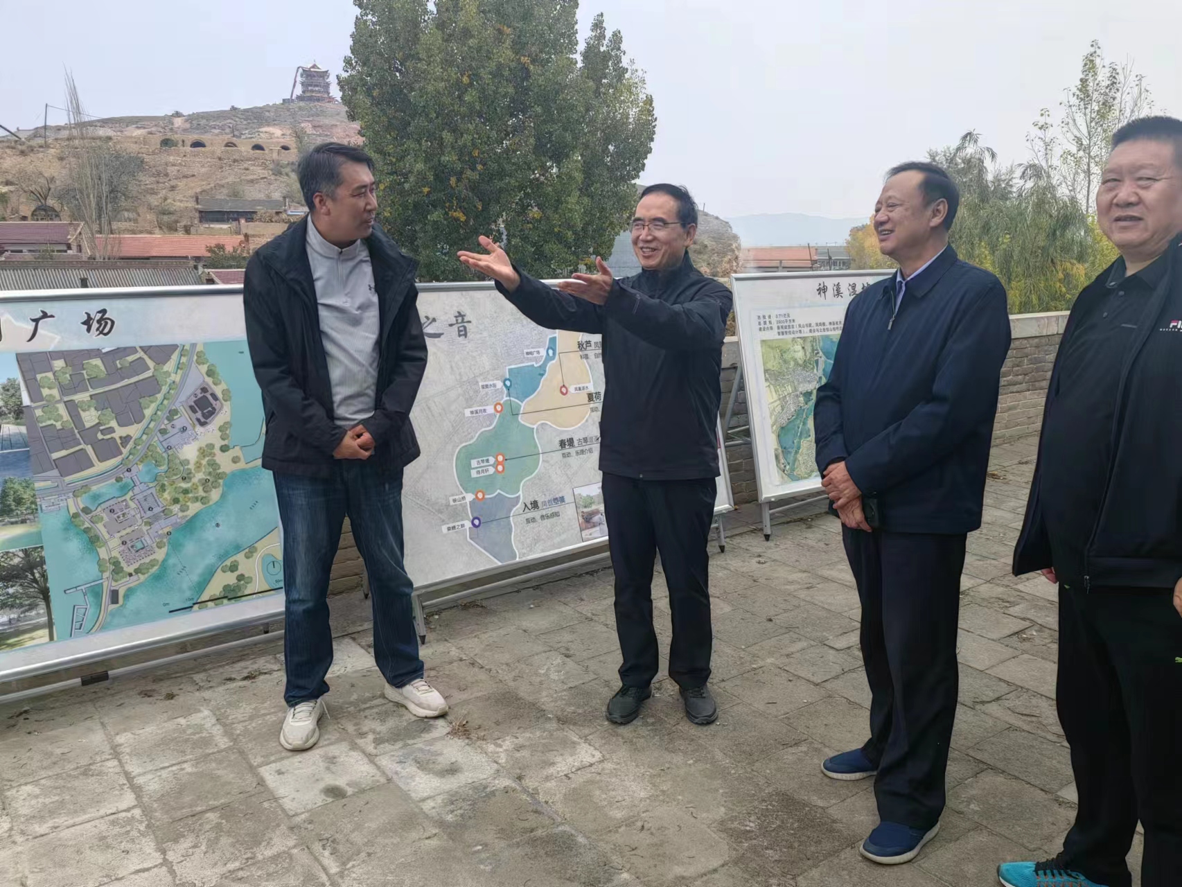 山西省天然资源厅原党组成员、省绿化委员会原副主任张云龙调研神溪湿地公园