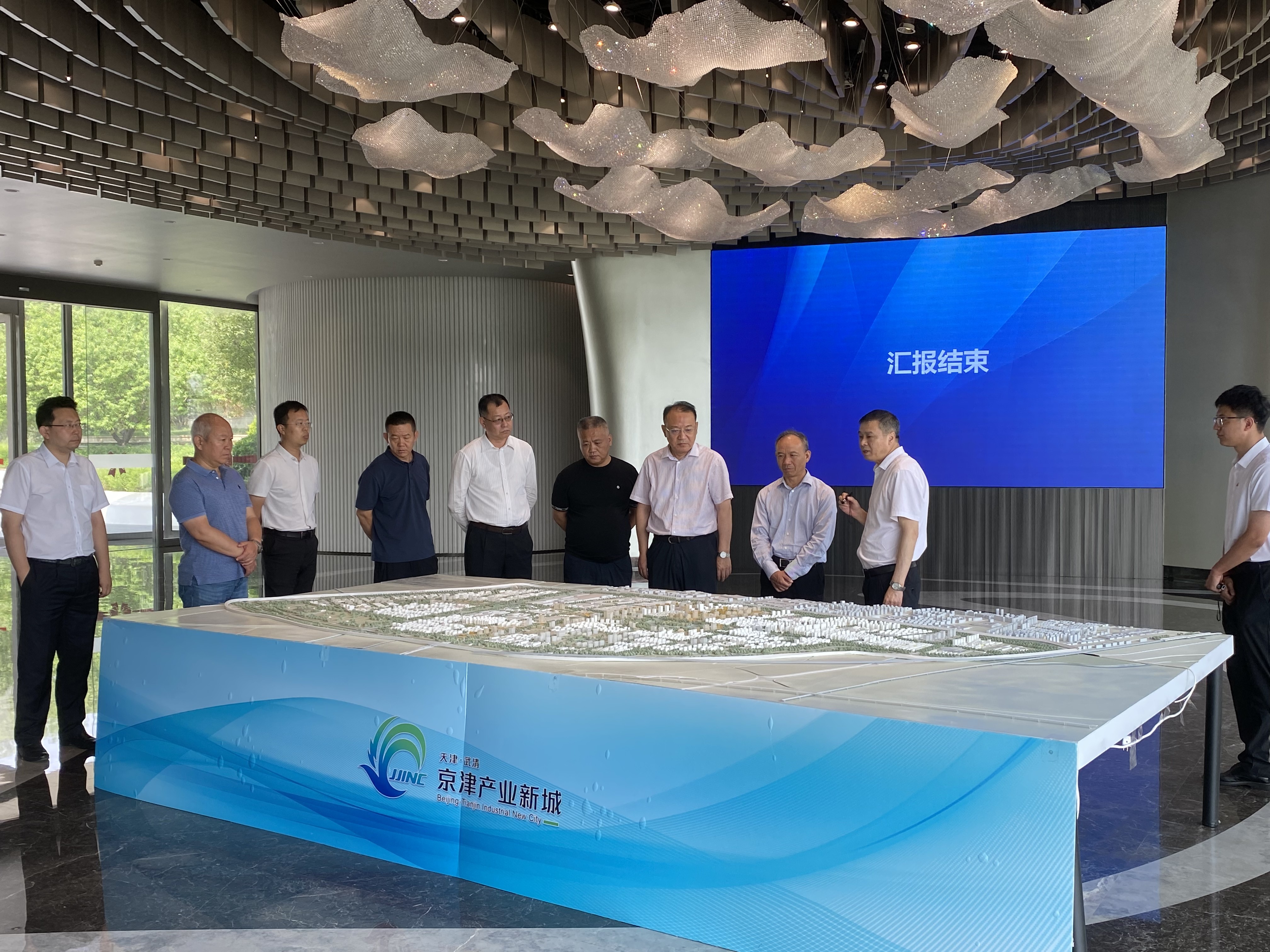 公司重要辅导拜会天津市武清区委副书记王勇