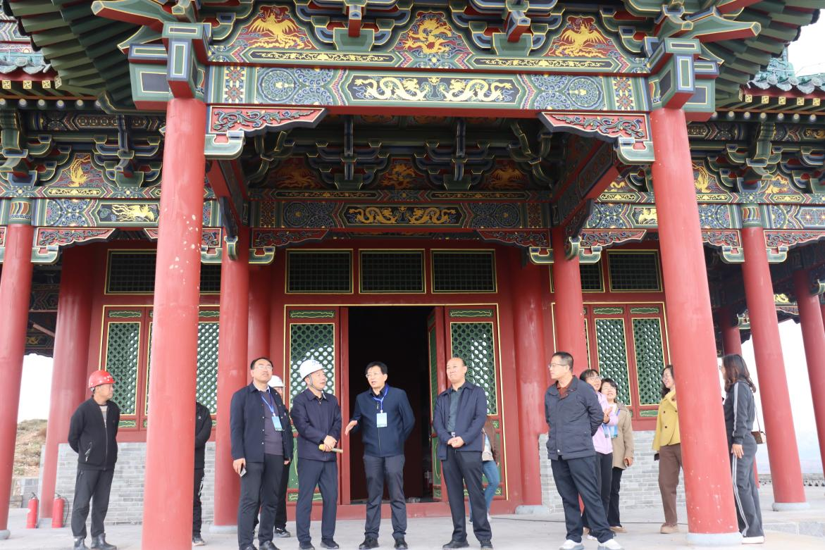 浑源县政协调研山西神溪国度湿地公园项目