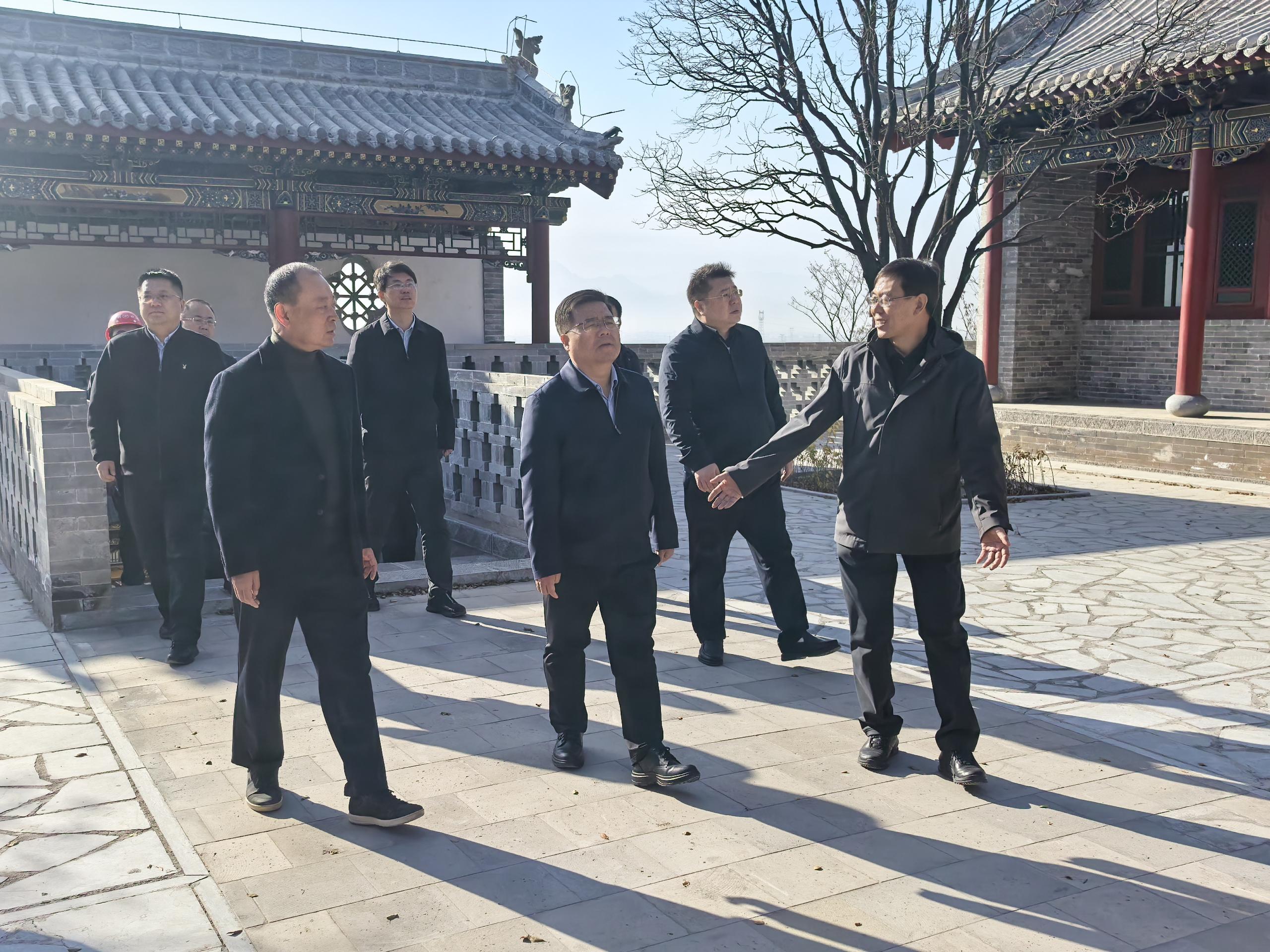 包头市纪委书记张文伟调研山西神溪国度湿地公园项目