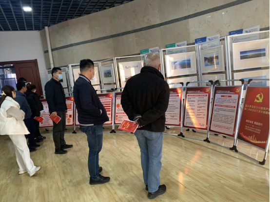 天津地域结合党支部多措并举掀起进建宣传贯彻党的二十大心灵热潮