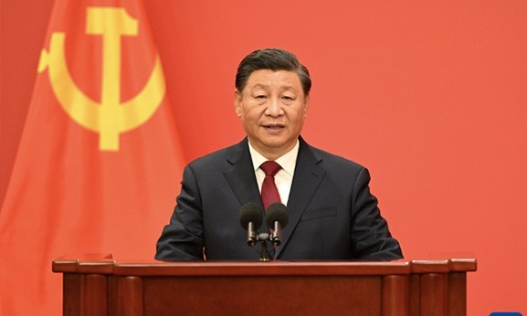 （二十大受权颁布）习近平在二十届中共中央政治局常委同中表记者碰头时强调 始终对峙所有为了人民所有依附人民 以中国式现代化全面推动中华民族伟大回复
