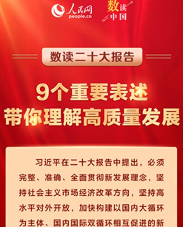 9个沉要表述 带你理解高质量发展