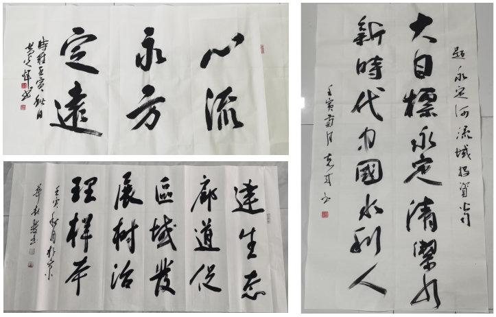 临汾地域结合党支部组织发展“笔墨赞永定，图画颂党恩”主题党日活动