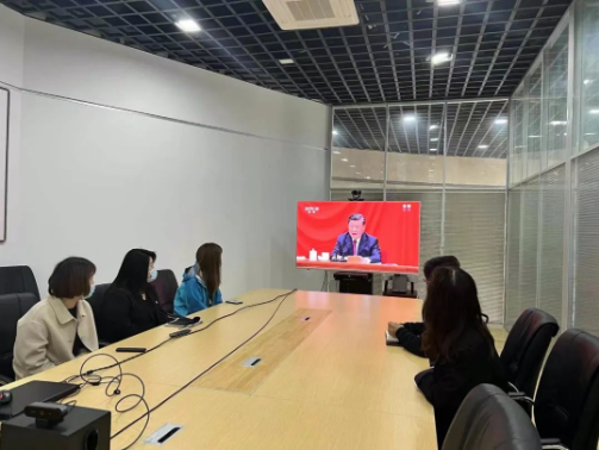 麻将胡了2投资公司组织旁观庆祝中国共产主义青年团成立100周年大会