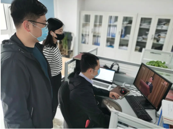 麻将胡了2投资公司组织旁观庆祝中国共产主义青年团成立100周年大会